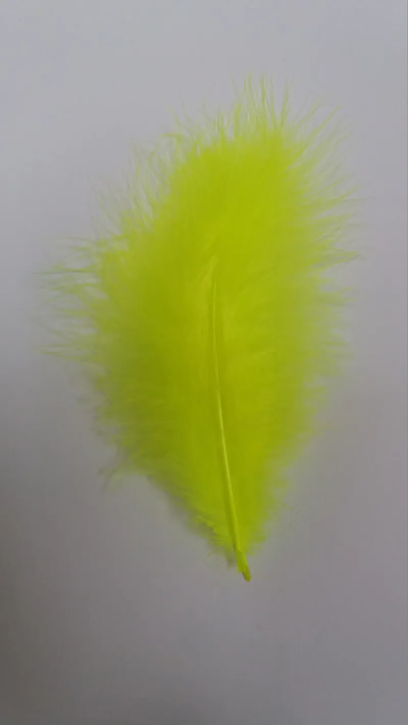 Flybox Premium Marabou in Neon Yellow-1